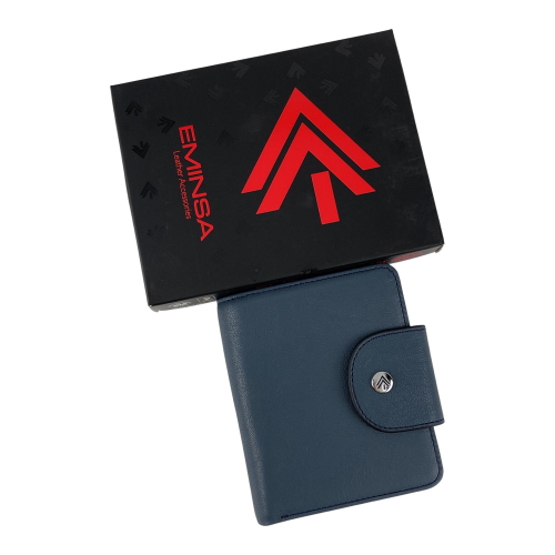 Кошелек женский кожаный Eminsa 2154 34-19 голубой