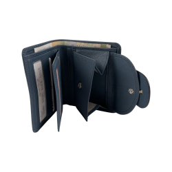 Кошелек женский кожаный Eminsa 2154 34-19 голубой