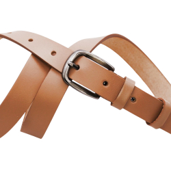 Ремінь жіночий шкіряний Кремінь 05.25.00.65 карамель 115 см