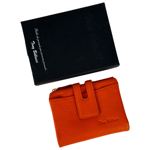 Гаманець жіночий шкіряний Tony Bellucci T898-1268 помаранчевий