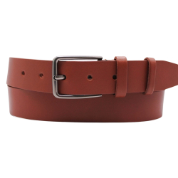 Ремень мужской кожаный Кремень 01407704 135 см Флоренция коричневый