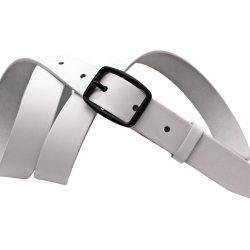 Ремінь жіночий шкіряний Кремінь 05.30.00.156 білий 120 см