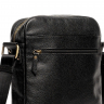 Чоловіча шкіряна сумка через плече Vittorio Safino VS 011 чорна Корсика