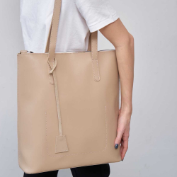 Сумка-шопер жіноча WeLassie 68409 Венді бежева