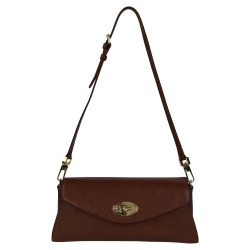 Сумка жіноча шкіряна Karya 2578-615 коричнева