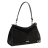 Сумка жіноча замшева Enzo Nori EN1122-1106 чорна