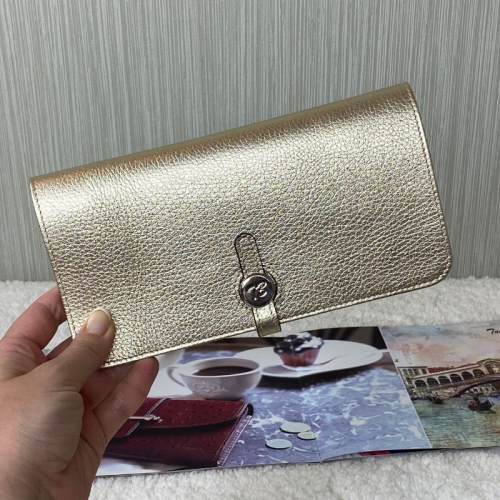 Гаманець жіночий шкіряний сталевий Tony Bellucci T711-1035 золотистий