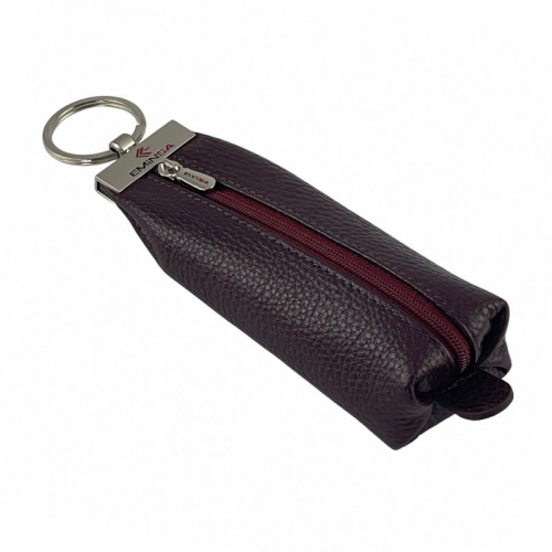 Ключница кожаная Eminsa 1588 37-6 бордовая
