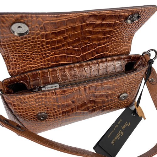 Сумка женская кожаная Tony Bellucci 0569-353 светло-коричневая