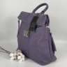 Рюкзак женский кожаный Genuine Leather 638301 сиреневый