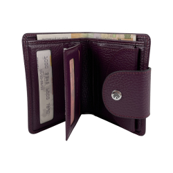 Кошелек женский кожаный Eminsa 2154 37-12 фиолетовый