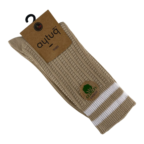Шкарпетки жіночі Aytug Cotton 44127 високі бежеві Size 36-40