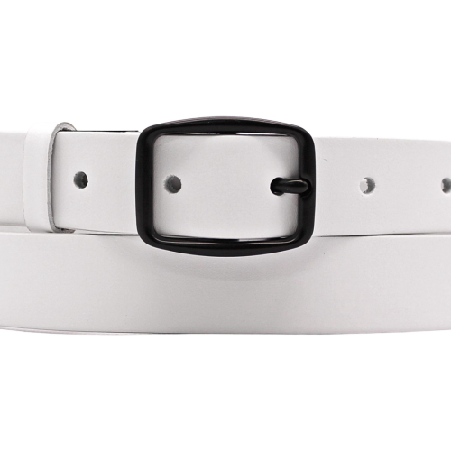 Ремень женский кожаный Кремень 05.30.00.156 белый 125 см