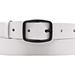 Ремінь жіночий шкіряний Кремінь 05.30.00.156 білий 125 см