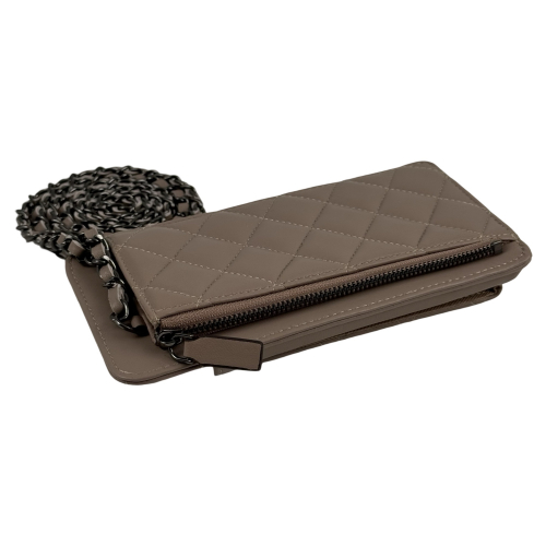 Сумка женская кожаная Eminsa 40277 34-21 бежевая