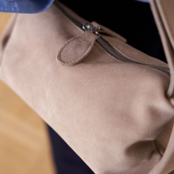 Сумка жіноча замшева WeLassie K69959 Мей бежева