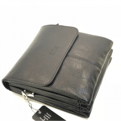 Сумка чоловіча шкіряна Bond 1373-281 чорна