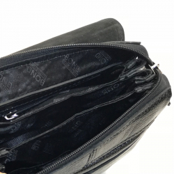 Сумка чоловіча шкіряна Bond 1373-281 чорна