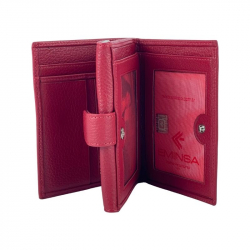 Гаманець жіночий шкіряний Eminsa 2034 18-5 червоний