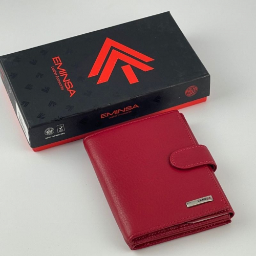 Гаманець жіночий шкіряний Eminsa 2034 18-5 червоний