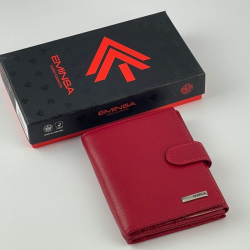 Гаманець жіночий шкіряний Eminsa 2034 18-5 червоний