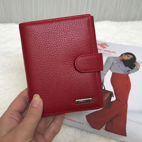 Гаманець жіночий шкіряний Eminsa 2034 18-5 червоний