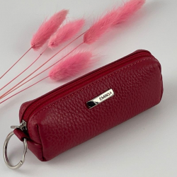 Ключница кожаная Eminsa 1520 18-5 красная