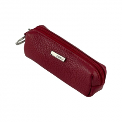 Ключница кожаная Eminsa 1520 18-5 красная