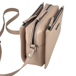 Сумка женская кожаная Tony Bellucci 0437-202 светло-розовая