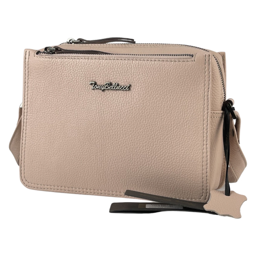 Сумка женская кожаная Tony Bellucci 0437-202 светло-розовая