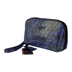 ​Косметичка жіноча шкіряна Eminsa 2071 103 синя