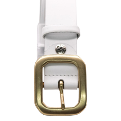 Ремінь жіночий шкіряний Кремінь 05.35.00.15 білий 130 см