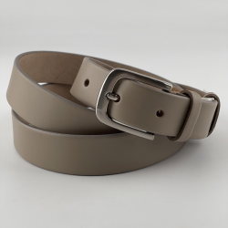 Ремінь жіночий шкіряний Кремінь 05.30.00.150 130 см бежевий