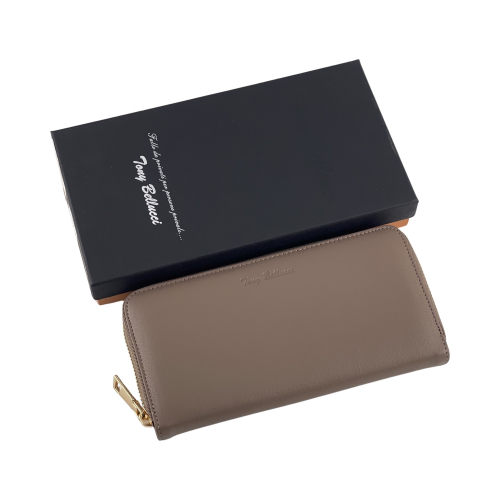 Кошелек женский кожаный Tony Bellucci T900-11 бежевый