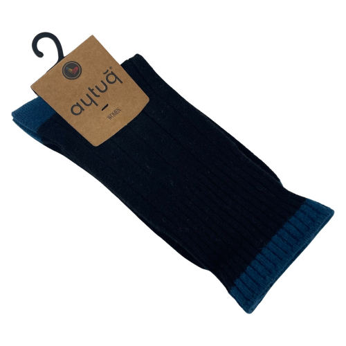 Шкарпетки жіночі Aytug 45024 Lambswool високі чорні Size 36-40