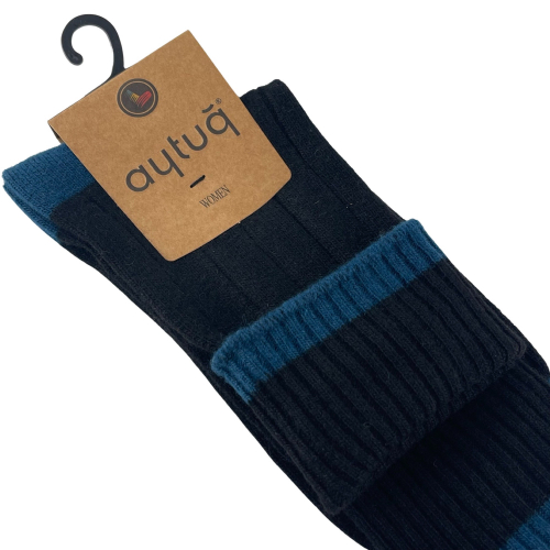 Шкарпетки жіночі Aytug 45024 Lambswool високі чорні Size 36-40