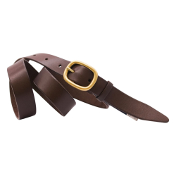 Ремінь жіночий шкіряний Кремінь 05.30.00.161 коричневий 115 см