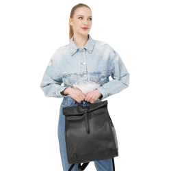 Рюкзак жіночий шкіряний Tony Bellucci 0872-1чорний