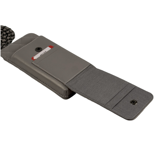 Сумка жіноча шкіряна Eminsa 40277 34-20 світло-сіра