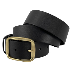 Ремінь жіночий шкіряний Кремінь 05.40.00.03 чорний 115 см 