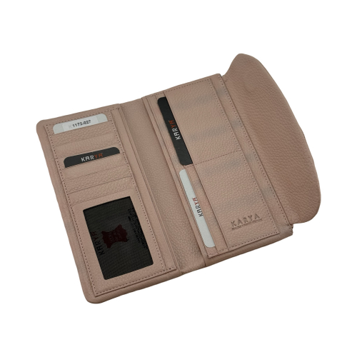 Кошелек женский кожаный Karya 1172-027 светло-розовый