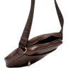 Чоловіча шкіряна сумка через плече Vittorio Safino VS 011 коричнева Корсика