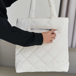 Сумка-шопер жіноча WeLassie 67212 Міла молочна