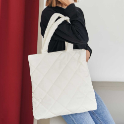 Сумка-шопер жіноча WeLassie 67212 Міла молочна