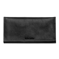 Гаманець жіночий шкіряний Grande Pelle Festa 513610 чорний (шкіра глянцева)