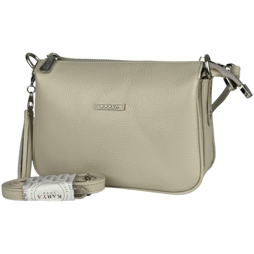 Сумка жіноча шкіряна Karya 5069-13 екрю