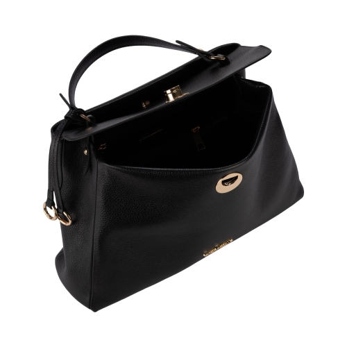 Сумка жіноча шкіряна Tony Bellucci 0997-281 чорна