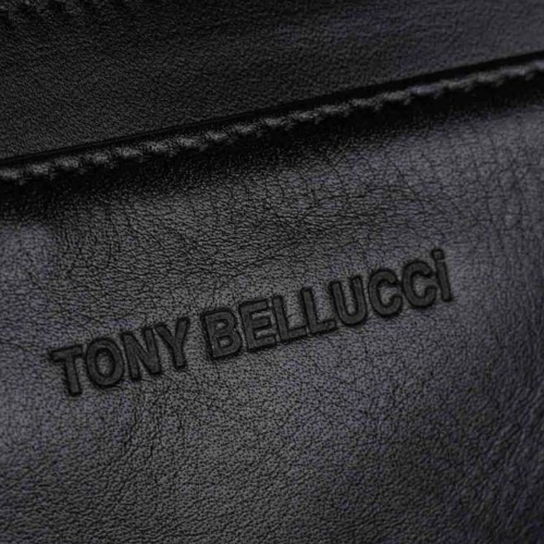 Сумка чоловіча шкіряна Tony Bellucci T5029-KR-01 чорна