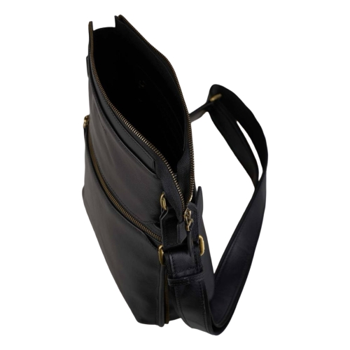 Сумка чоловіча шкіряна Tony Bellucci T5029-KR-01 чорна