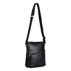 Сумка чоловіча шкіряна Tony Bellucci T5029-KR-01 чорна